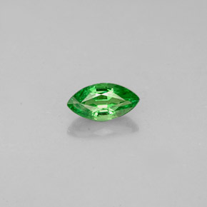 0.34 ct Green Tsavorite Garnet Gemstone, Tsavorite Garnet Gem in Marquise Facet Shape for Sale.