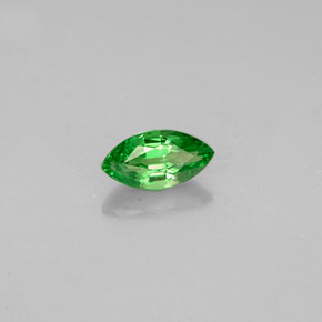 0.34 ct Green Tsavorite Garnet Stone, Natural Tsavorite Garnet in Marquise Facet Shape for Sale