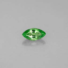 0.32 ct Green Tsavorite Garnet Gemstone, Tsavorite Garnet Gem in Marquise Facet Shape for Sale.