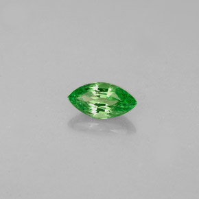 0.32 ct Green Tsavorite Garnet Stone, Natural Tsavorite Garnet in Marquise Facet Shape for Sale