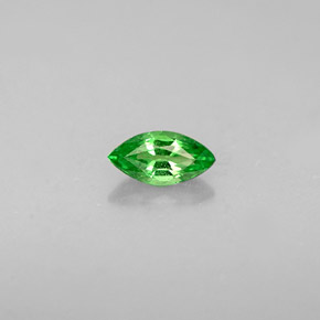 0.29 ct Green Tsavorite Garnet Gemstone, Tsavorite Garnet Gem in Marquise Facet Shape for Sale.