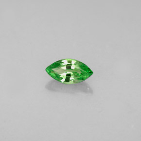 0.32 ct Green Tsavorite Garnet Stone, Natural Tsavorite Garnet in Marquise Facet Shape for Sale