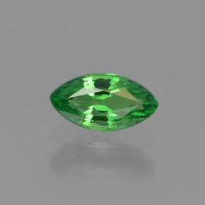 0.31 ct Green Tsavorite Garnet Gemstone, Tsavorite Garnet Gem in Marquise Facet Shape for Sale.