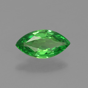0.38 ct Green Tsavorite Garnet Stone, Natural Tsavorite Garnet in Marquise Facet Shape for Sale