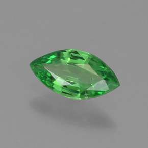 0.38 ct Green Tsavorite Garnet Stone, Natural Tsavorite Garnet in Marquise Facet Shape for Sale
