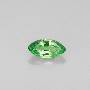 0.29 ct Green Tsavorite Garnet Gemstone, Tsavorite Garnet Gem in Marquise Facet Shape for Sale.