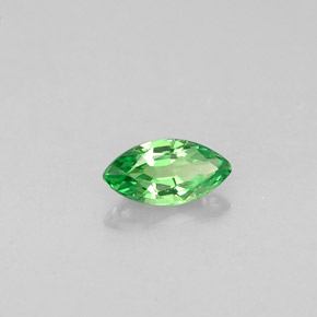 0.29 ct Green Tsavorite Garnet Stone, Natural Tsavorite Garnet in Marquise Facet Shape for Sale