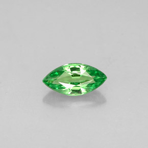0.31 ct Green Tsavorite Garnet Gemstone, Tsavorite Garnet Gem in Marquise Facet Shape for Sale.