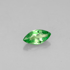 0.31 ct Green Tsavorite Garnet Stone, Natural Tsavorite Garnet in Marquise Facet Shape for Sale