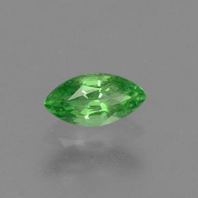 0.32 ct Green Tsavorite Garnet Stone, Natural Tsavorite Garnet in Marquise Facet Shape for Sale
