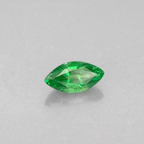 0.30 ct Green Tsavorite Garnet Stone, Natural Tsavorite Garnet in Marquise Facet Shape for Sale