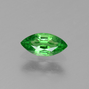 0.31 ct Green Tsavorite Garnet Gemstone, Tsavorite Garnet Gem in Marquise Facet Shape for Sale.