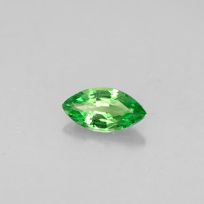 0.30 ct Green Tsavorite Garnet Stone, Natural Tsavorite Garnet in Marquise Facet Shape for Sale
