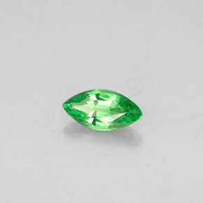 0.24 ct Green Tsavorite Garnet Stone, Natural Tsavorite Garnet in Marquise Facet Shape for Sale