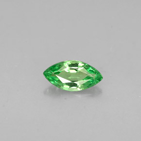 0.27 ct Green Tsavorite Garnet Gemstone, Tsavorite Garnet Gem in Marquise Facet Shape for Sale.