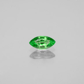 0.32 ct Green Tsavorite Garnet Gemstone, Tsavorite Garnet Gem in Marquise Facet Shape for Sale.