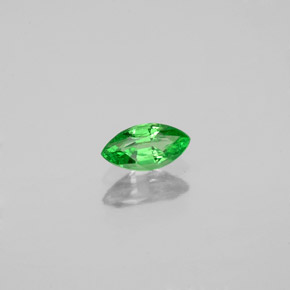 0.32 ct Green Tsavorite Garnet Stone, Natural Tsavorite Garnet in Marquise Facet Shape for Sale