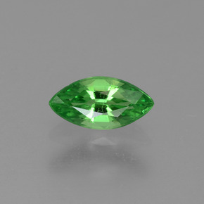 0.29 ct Green Tsavorite Garnet Gemstone, Tsavorite Garnet Gem in Marquise Facet Shape for Sale.