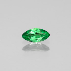 0.23 ct Green Tsavorite Garnet Gemstone, Tsavorite Garnet Gem in Marquise Facet Shape for Sale.