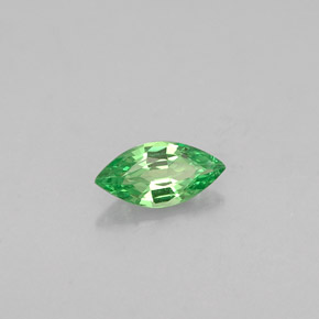 0.25 ct Green Tsavorite Garnet Stone, Natural Tsavorite Garnet in Marquise Facet Shape for Sale