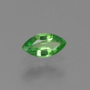 0.28 ct Green Tsavorite Garnet Stone, Natural Tsavorite Garnet in Marquise Facet Shape for Sale