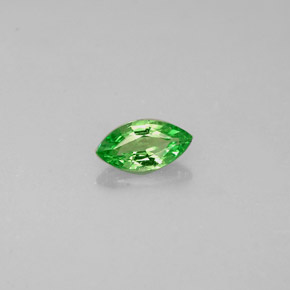0.27 ct Green Tsavorite Garnet Gemstone, Tsavorite Garnet Gem in Marquise Facet Shape for Sale.