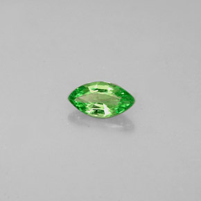 0.27 ct Green Tsavorite Garnet Stone, Natural Tsavorite Garnet in Marquise Facet Shape for Sale