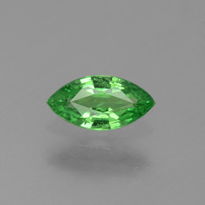 0.30 ct Green Tsavorite Garnet Gemstone, Tsavorite Garnet Gem in Marquise Facet Shape for Sale.