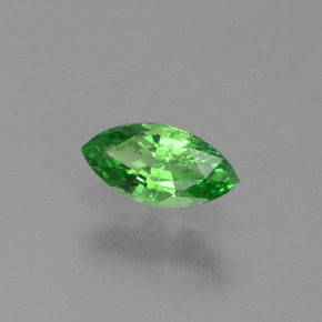 0.26 ct Green Tsavorite Garnet Stone, Natural Tsavorite Garnet in Marquise Facet Shape for Sale