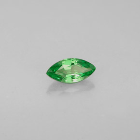 0.30 ct Green Tsavorite Garnet Stone, Natural Tsavorite Garnet in Marquise Facet Shape for Sale