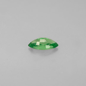 Tsavorite Garnet Gemstone in 6 x 3 mm (calibrated) Size for Sale, Tsavorite Garnet Stone in Chrome Green Color