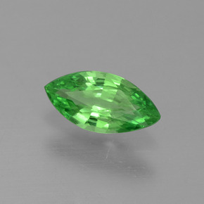 0.36 ct Green Tsavorite Garnet Stone, Natural Tsavorite Garnet in Marquise Facet Shape for Sale