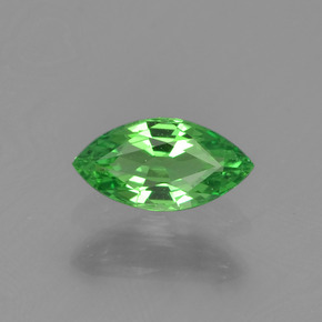 0.32 ct Green Tsavorite Garnet Gemstone, Tsavorite Garnet Gem in Marquise Facet Shape for Sale.