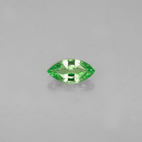 0.29 ct Green Tsavorite Garnet Gemstone, Tsavorite Garnet Gem in Marquise Facet Shape for Sale.