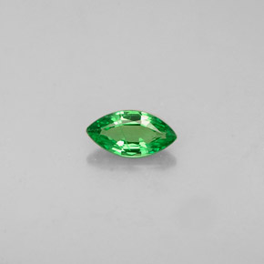 0.31 ct Green Tsavorite Garnet Gemstone, Tsavorite Garnet Gem in Marquise Facet Shape for Sale.