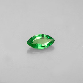 0.31 ct Green Tsavorite Garnet Stone, Natural Tsavorite Garnet in Marquise Facet Shape for Sale