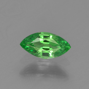 0.33 ct Green Tsavorite Garnet Gemstone, Tsavorite Garnet Gem in Marquise Facet Shape for Sale.