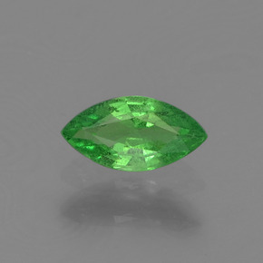 0.30 ct Green Tsavorite Garnet Gemstone, Tsavorite Garnet Gem in Marquise Facet Shape for Sale.