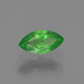 0.30 ct Green Tsavorite Garnet Stone, Natural Tsavorite Garnet in Marquise Facet Shape for Sale