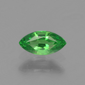 0.32 ct Green Tsavorite Garnet Gemstone, Tsavorite Garnet Gem in Marquise Facet Shape for Sale.