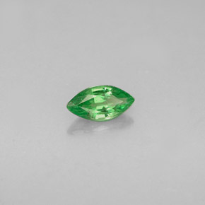 0.28 ct Green Tsavorite Garnet Stone, Natural Tsavorite Garnet in Marquise Facet Shape for Sale