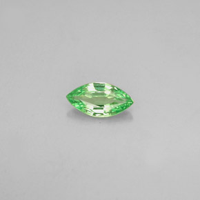 0.27 ct Green Tsavorite Garnet Gemstone, Tsavorite Garnet Gem in Marquise Facet Shape for Sale.