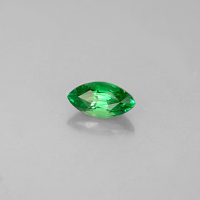 0.36 ct Green Tsavorite Garnet Stone, Natural Tsavorite Garnet in Marquise Facet Shape for Sale