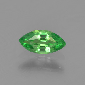 0.27 ct Green Tsavorite Garnet Gemstone, Tsavorite Garnet Gem in Marquise Facet Shape for Sale.
