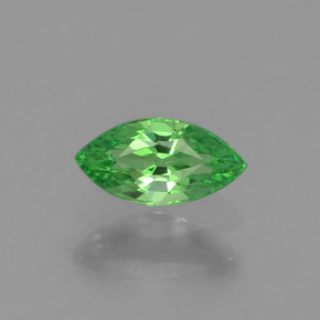 0.32 ct Green Tsavorite Garnet Gemstone, Tsavorite Garnet Gem in Marquise Facet Shape for Sale.