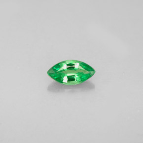 0.27 ct Green Tsavorite Garnet Gemstone, Tsavorite Garnet Gem in Marquise Facet Shape for Sale.