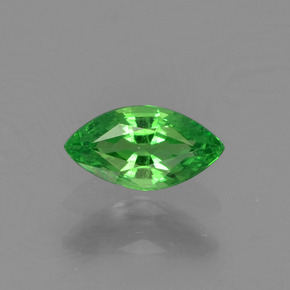 0.31 ct Green Tsavorite Garnet Gemstone, Tsavorite Garnet Gem in Marquise Facet Shape for Sale.