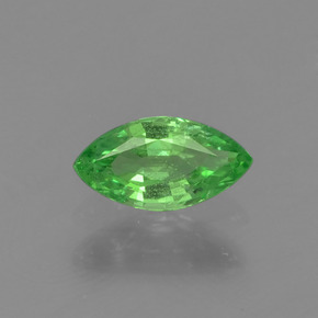 0.31 ct Green Tsavorite Garnet Gemstone, Tsavorite Garnet Gem in Marquise Facet Shape for Sale.