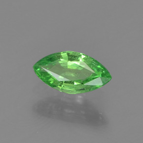 0.31 ct Green Tsavorite Garnet Stone, Natural Tsavorite Garnet in Marquise Facet Shape for Sale
