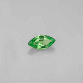0.26 ct Green Tsavorite Garnet Stone, Natural Tsavorite Garnet in Marquise Facet Shape for Sale